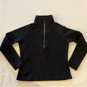 NuSport Nu‎ Sport  WOMEN’S NANTUCKET QUARTER ZIP top sweater pullover large EUC